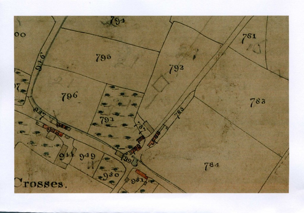 1841 Lowman Cross Tithe map