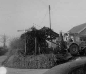 Demolishing the blacksmiths late 1960s