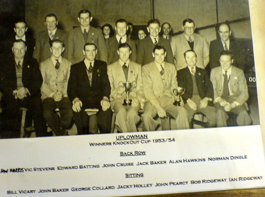 Skittles team 1953/54