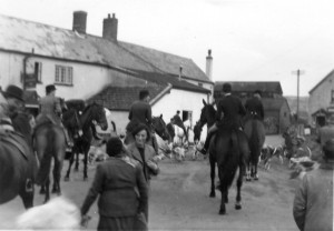 Hunt with Sanctuary Farm in background